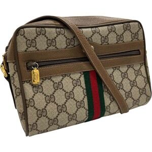 Gucci Sherry Shoulder Bag Beige Crossbody